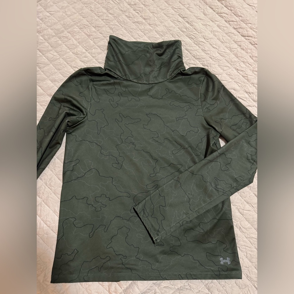 Under Armour Olive Camouflage Turtleneck